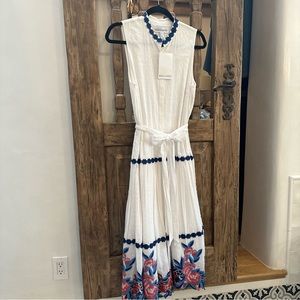 Badgley Mischka Cotton Sleeveless Dress